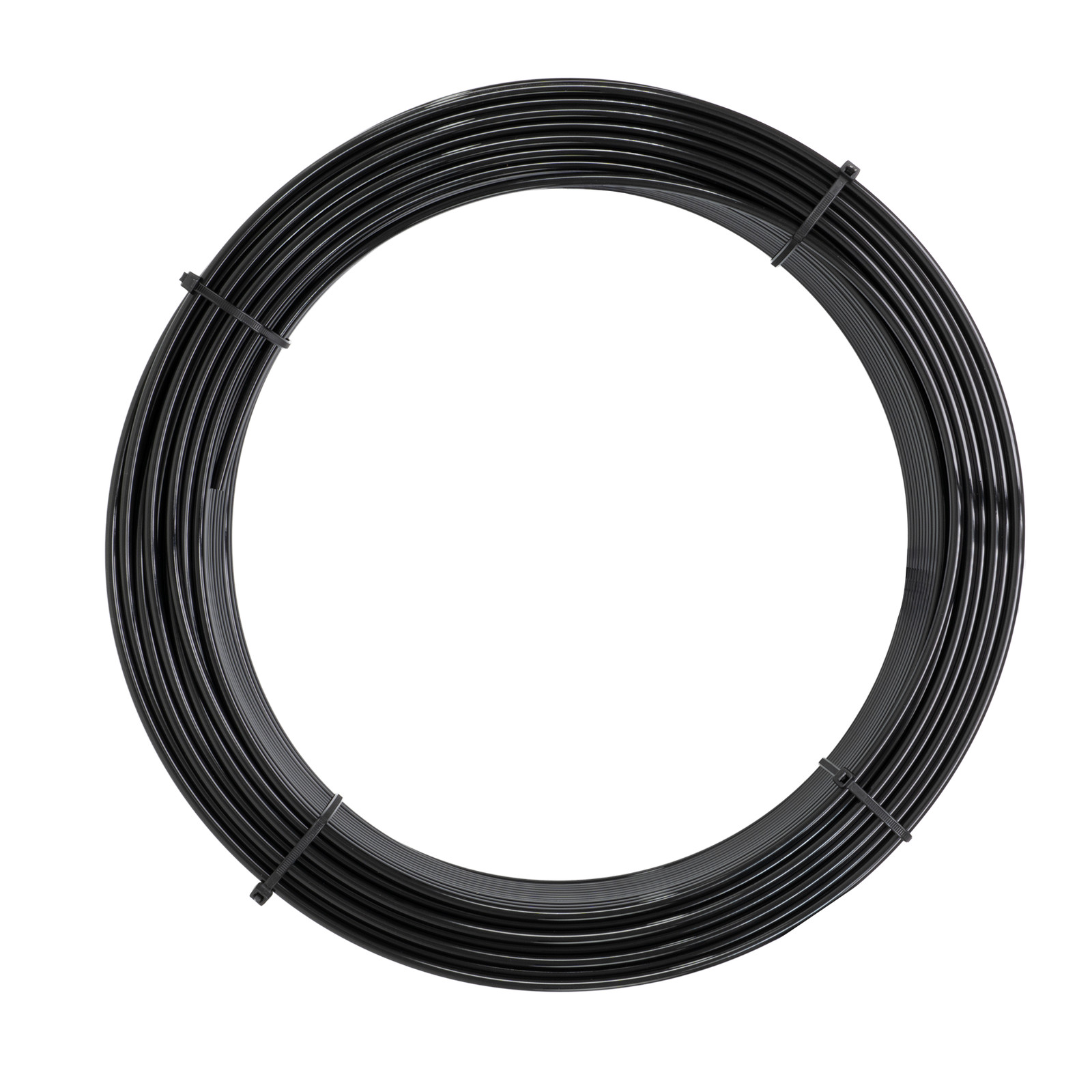 Flo Supply 1/4" High Temp Nylon Tubing - Black - 25ft.
