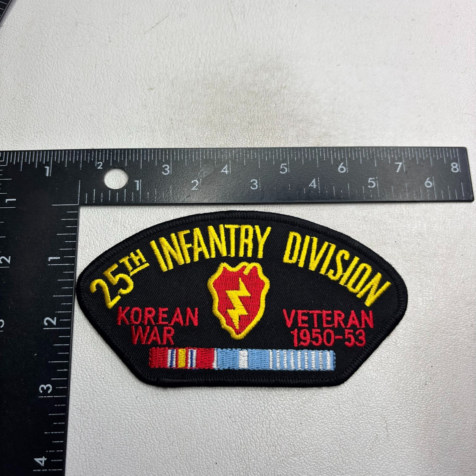 Military US Army 25TH INFANTRY DIVISION KOREAN WAR VETERAN 1950-1953 Patch 62X9