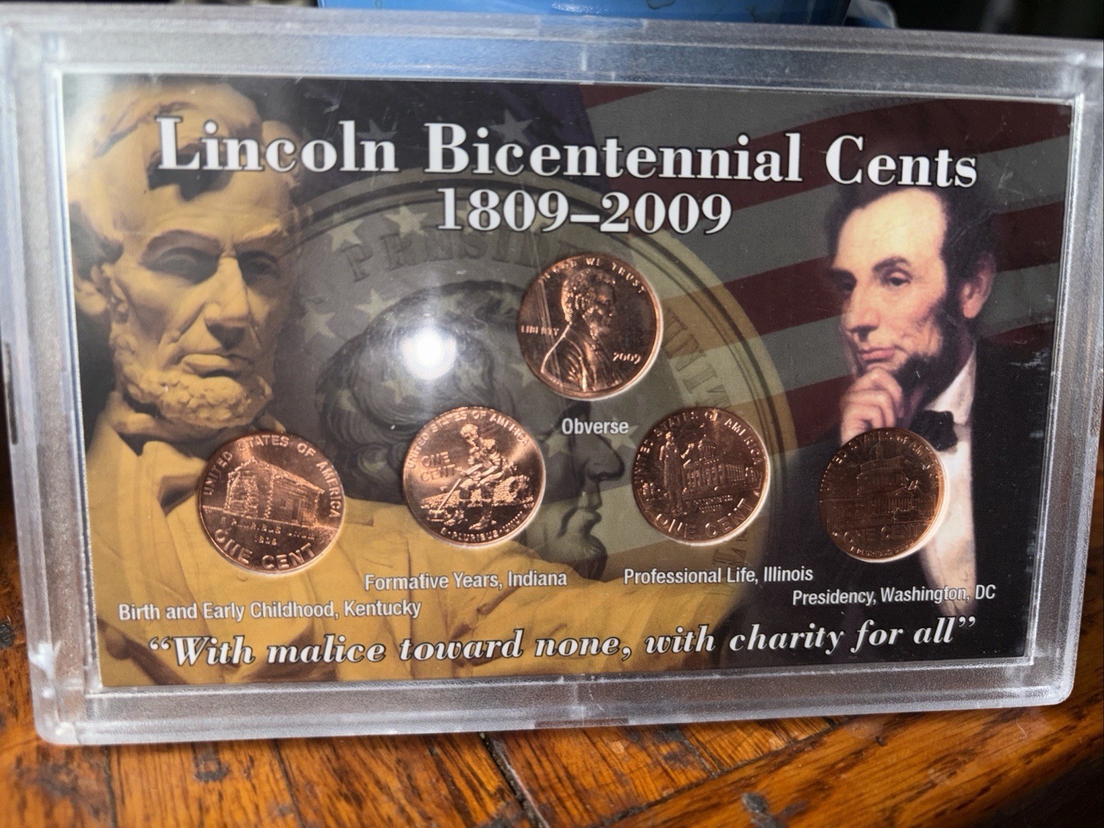 2009 lincoln penny set proof