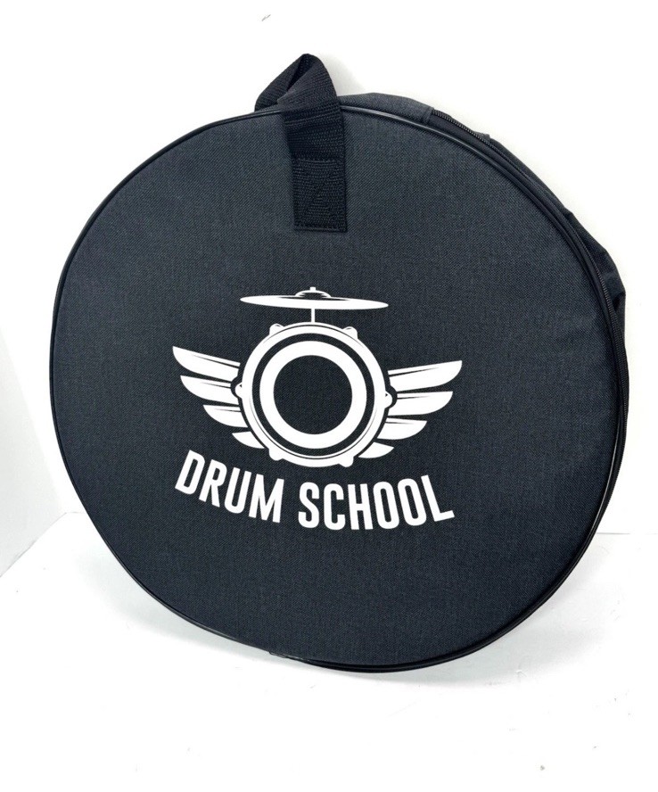 4-Piece Drum Bag Set Soft Carry Cases Black w/ Shoulder Strap