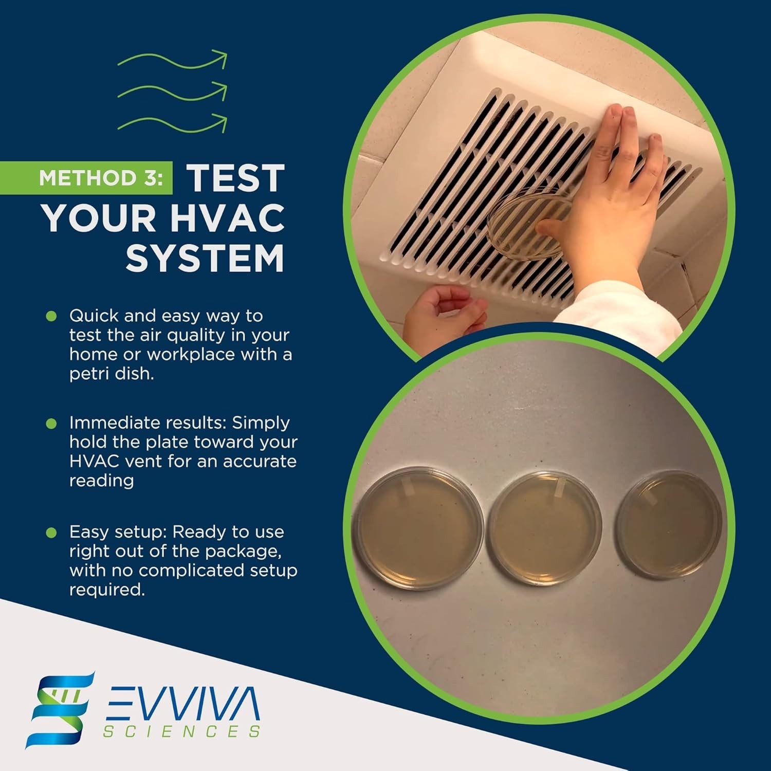 Evviva Sciences Mold Test Kit for Home-10 Simple Detection Tests-Optional Lab