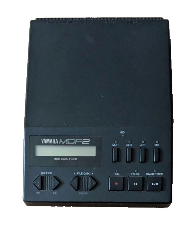 Yamaha MDF2 MIDI Data Filer Recorder Storage Sequencer Interface Hardware MIJ