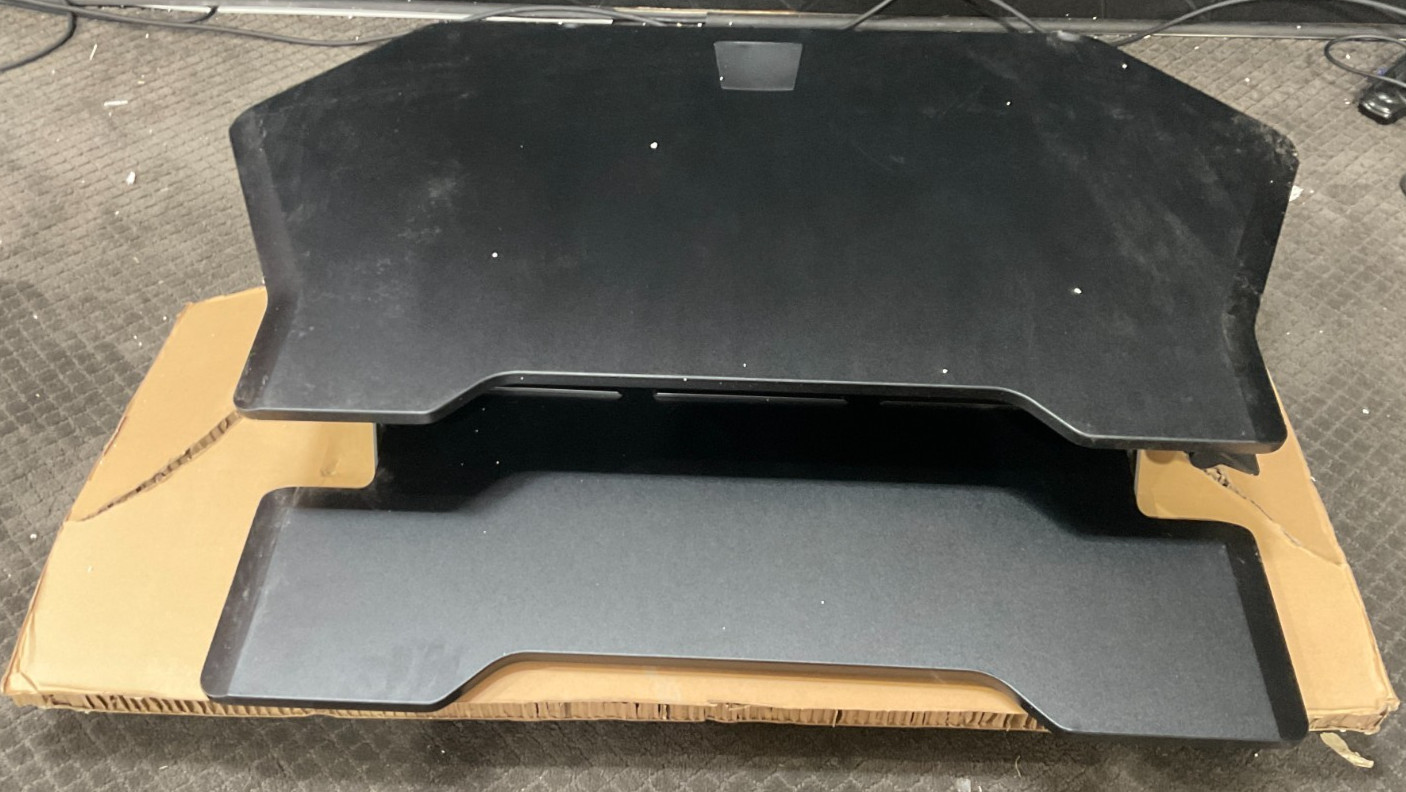 Ergotron WorkFit Corner Standing Desk Converter Black 33-468-921  ✅
