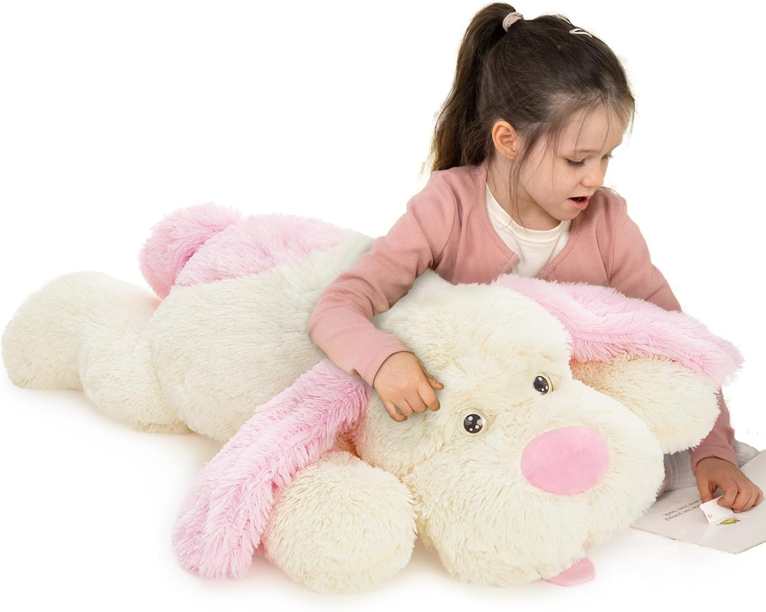 Giant Stuffed Puppy Dog Big Plush Extra Large Stuffed Animals Soft Plush Dog Pil