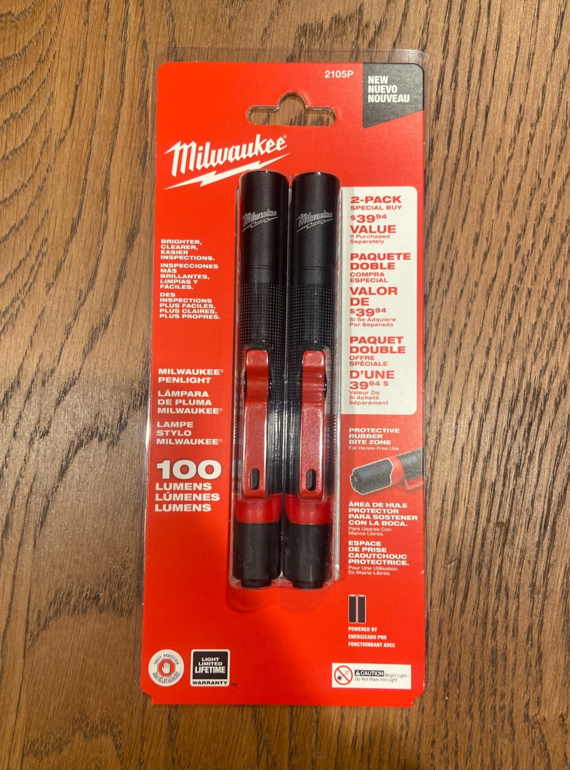 Milwaukee 2105P Penlight Inspection Flashlight