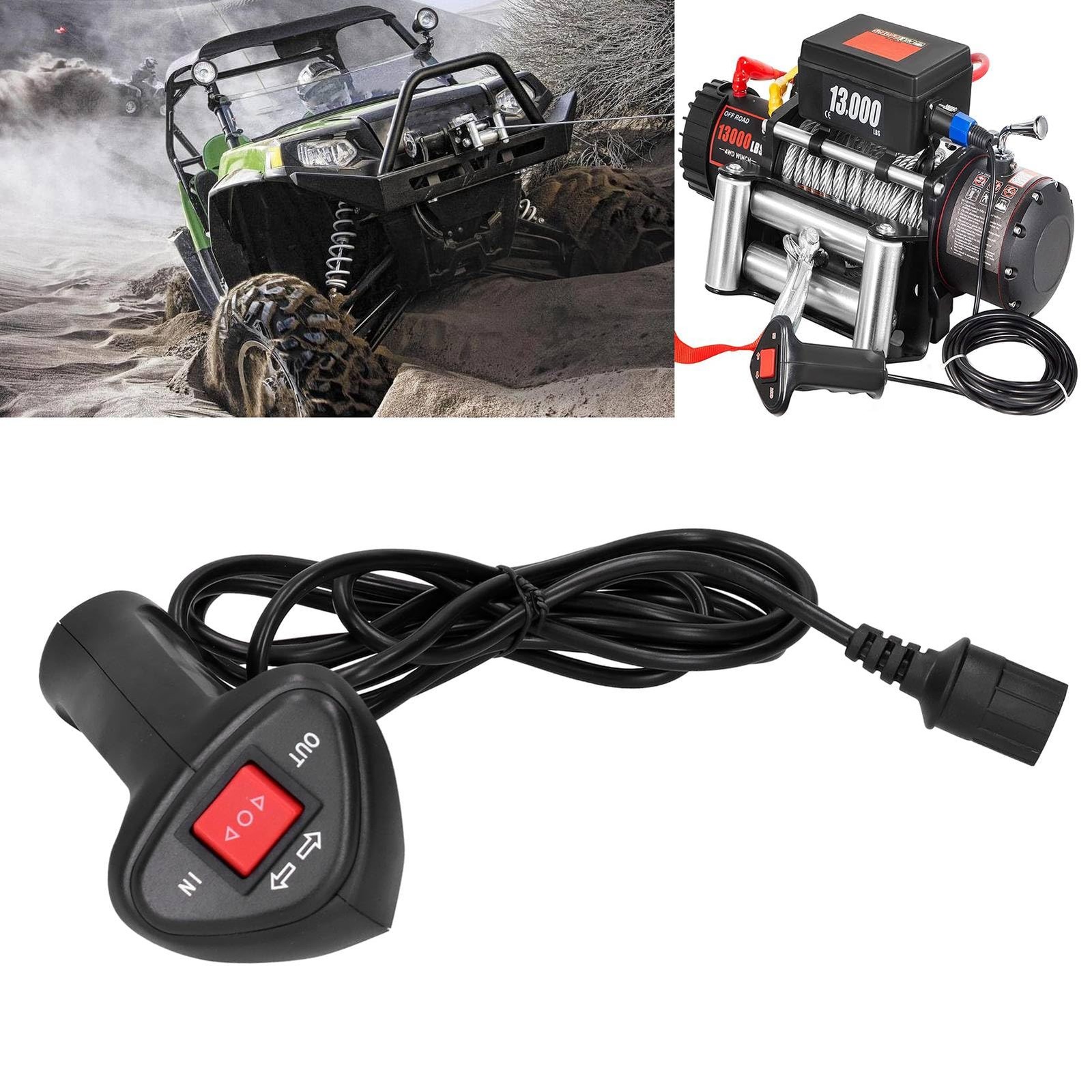 Electric Winch Remote Control Controller, Winch Electric Remote 3 Prong, Cont...