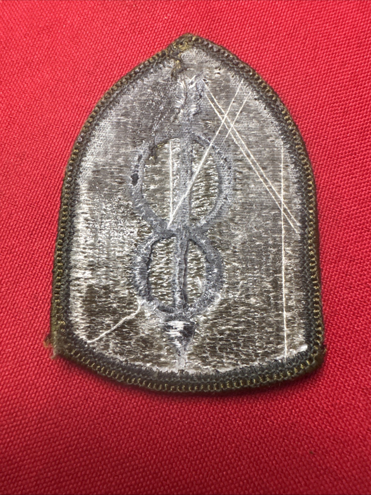 8TH INFANTRY DIVISION US ARMY MILITARY PATCH SUBDUED Sew On E835