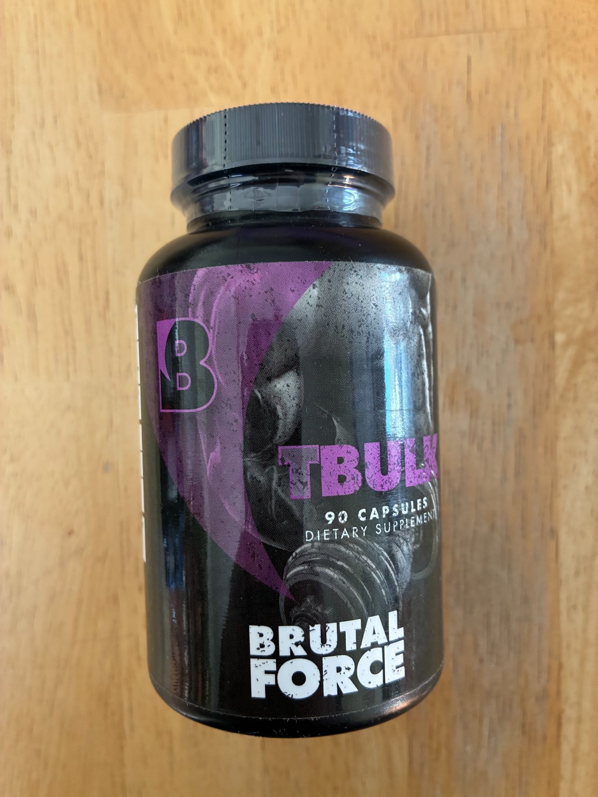 Brutal Force TBulk Test Booster 90 Capsules Muscle Size Strength Gainer