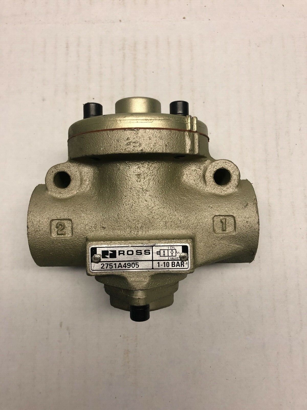 ROSS 2751A4905 PILOT OPERATED PNEUMATIC CHECK VALVE 1/2" NPT NEW