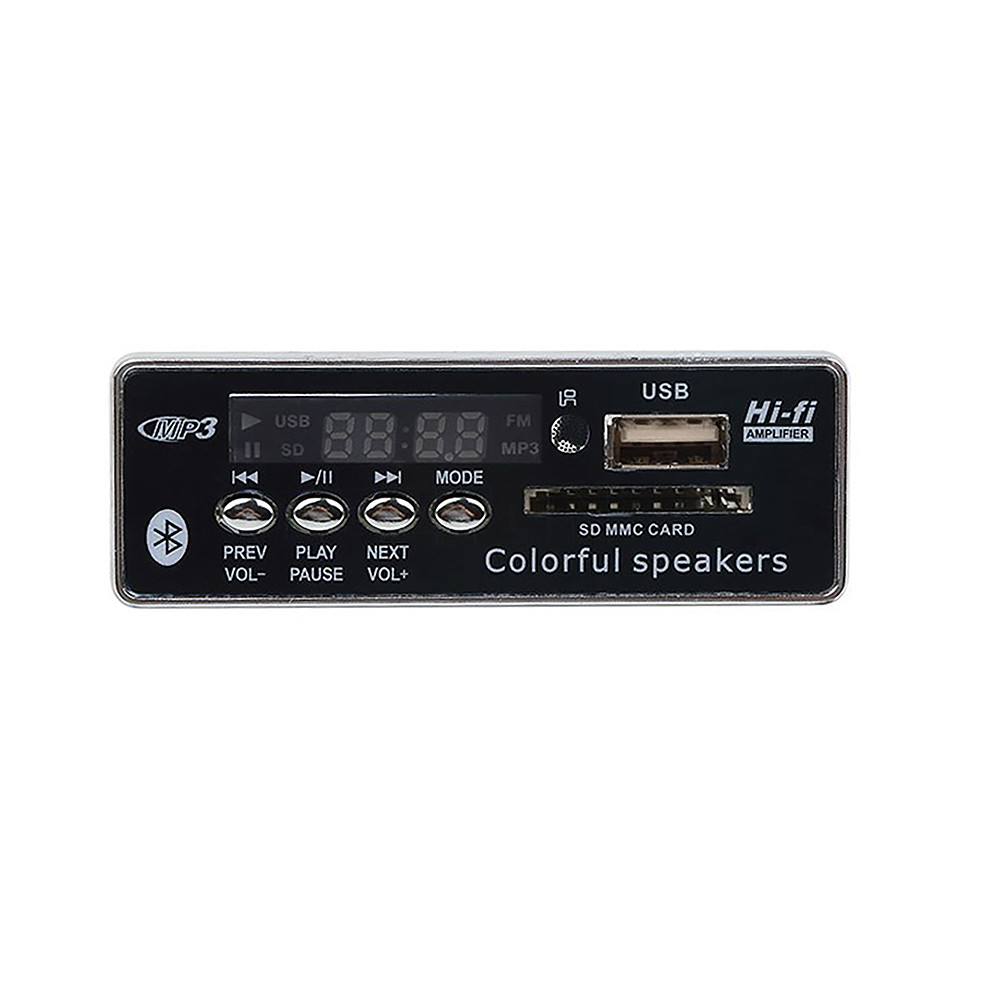 Bluetooth MP3 Decoder Board Module 5V with Remote Control USB FM Aux Radio