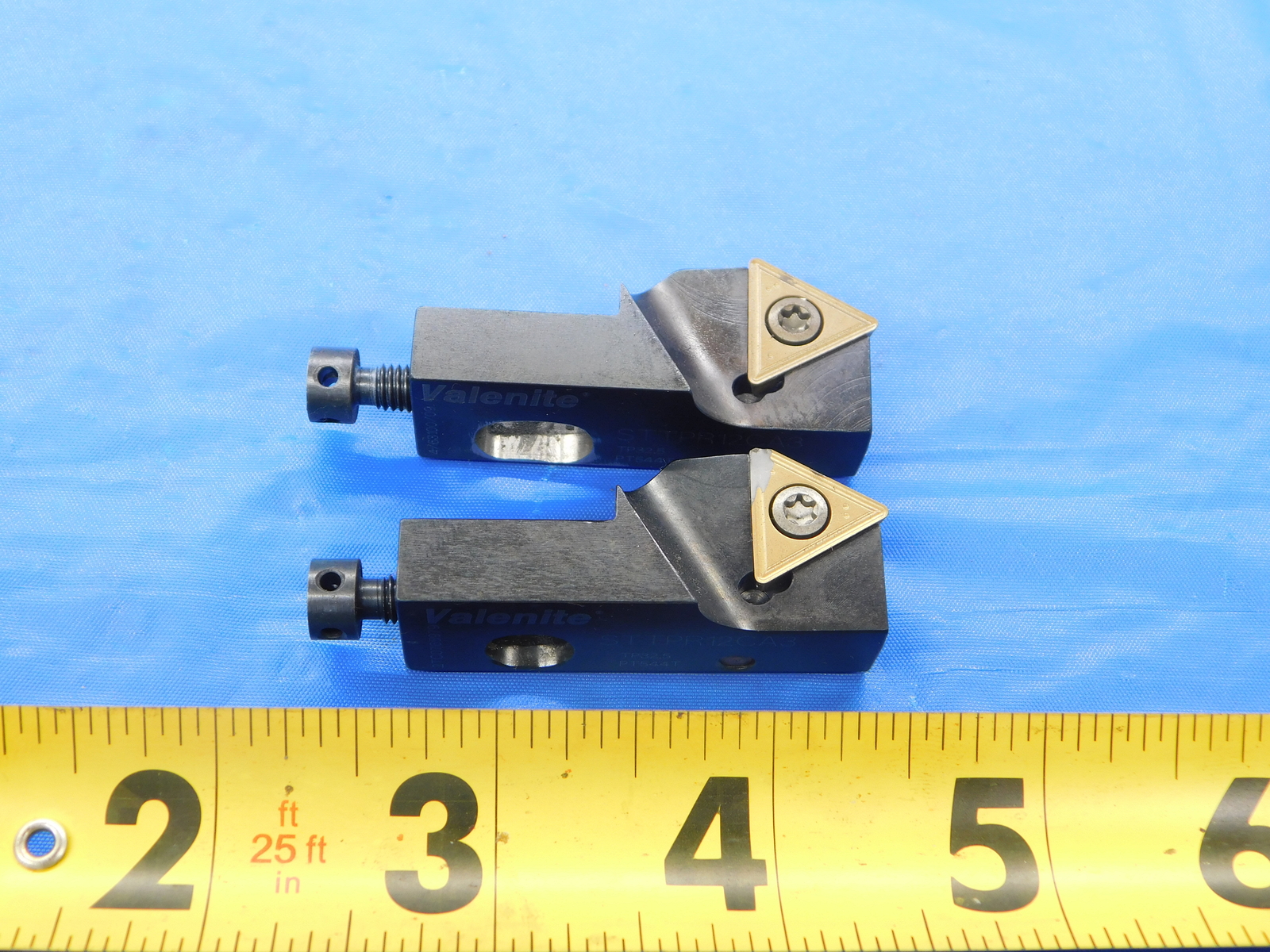2 PCS VALENITE STTPR12CA3 CARTRIDGES FOR MILLING & TURNING TOOL HOLDERS