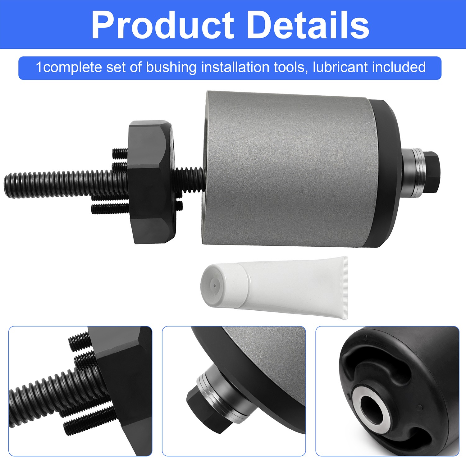 Bushing Installation Tool for Hendrickson S-21307 - Tri-Functional Complete Kit