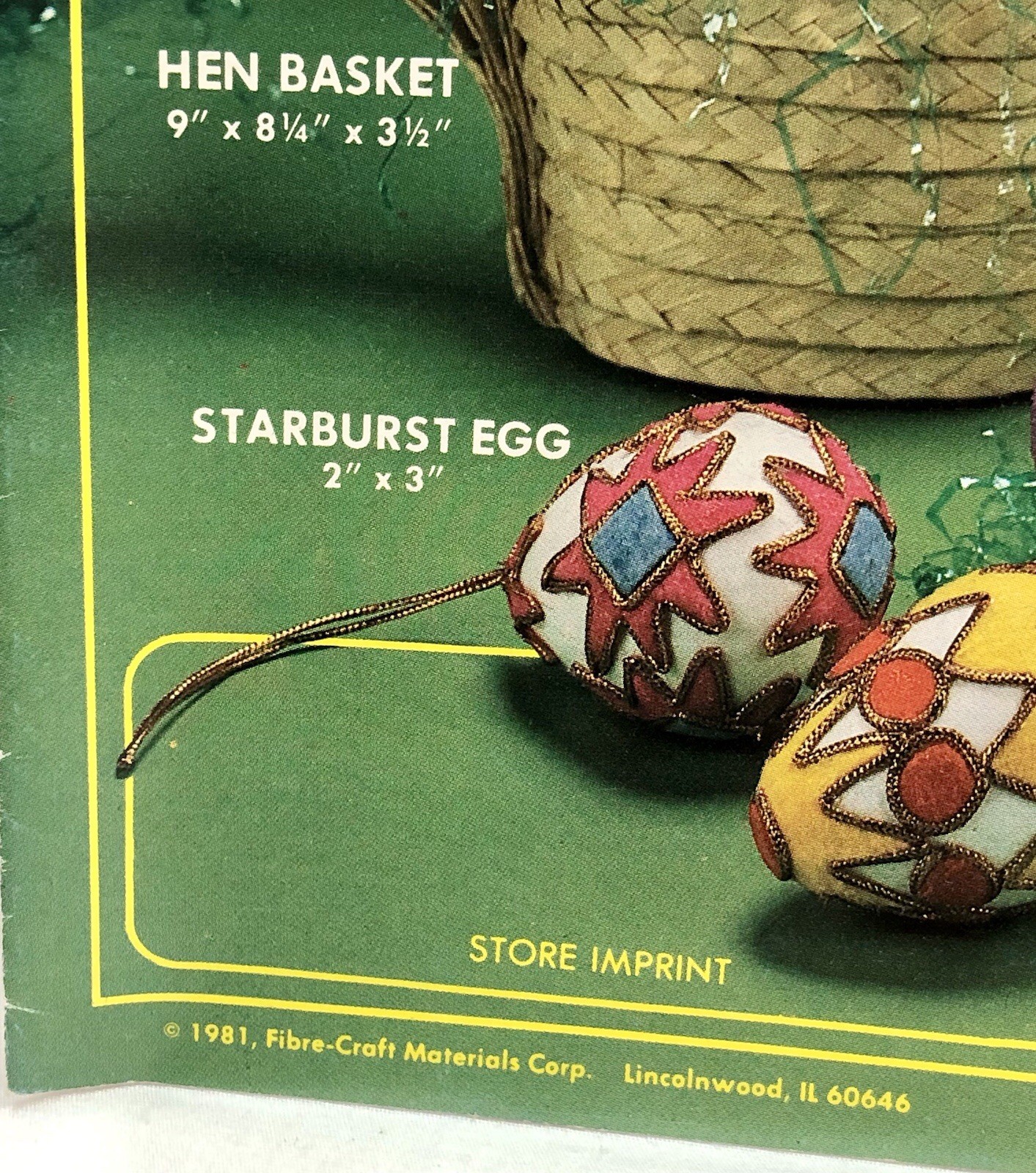 1980s EASTER PARADE Projects FIBRE CRAFT PATTERN LEAFLET