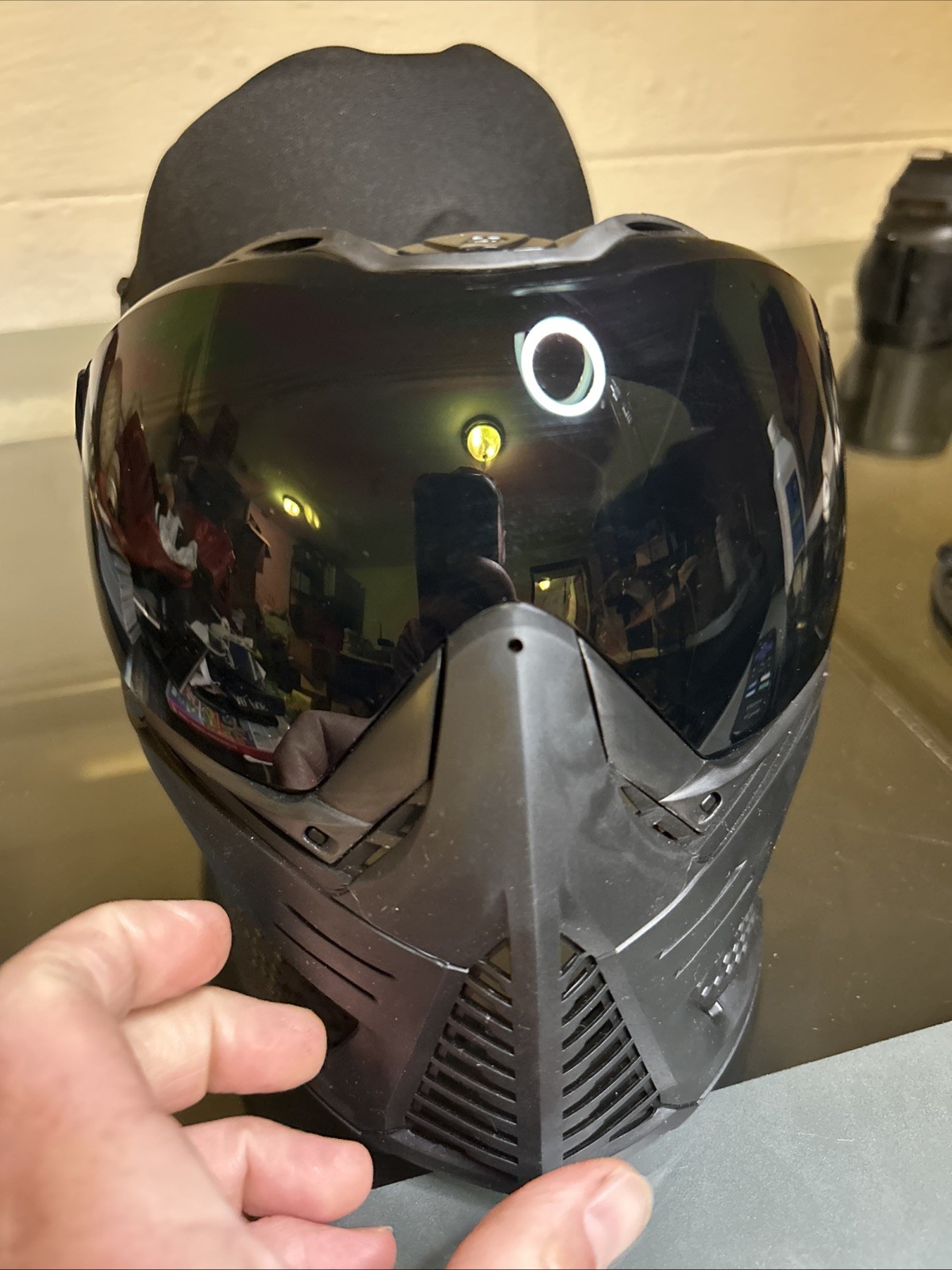 Push Unite Paintball Mask in Blackout Black