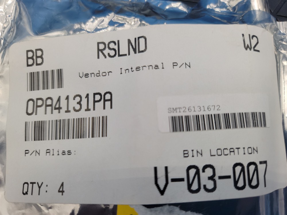 New (4pcs) OPA4131PA BURR BROWN IC Linear