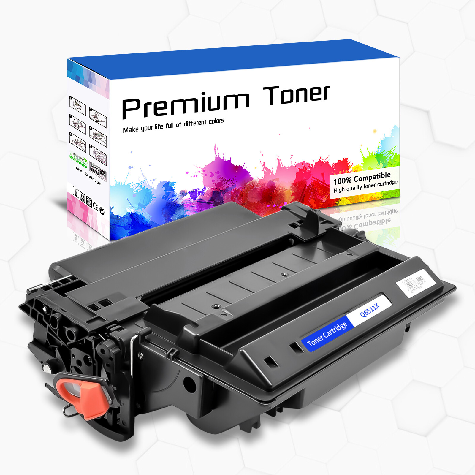 1PK Q6511X Toner Cartridge Compatible for HP LaserJet 2420d 2420n 2420dn 2430dtn