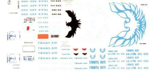 Fred Cady 64 Pontiac blue 1/25 Firebird waterslide decal