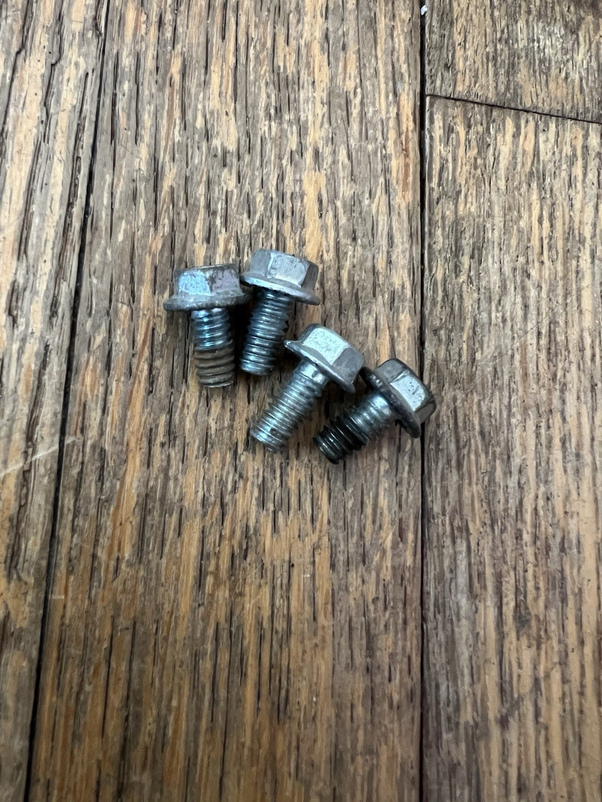 Set Of 4 vintage OEM Herman Miller Eames screws Chair fiberglass shell Coarse