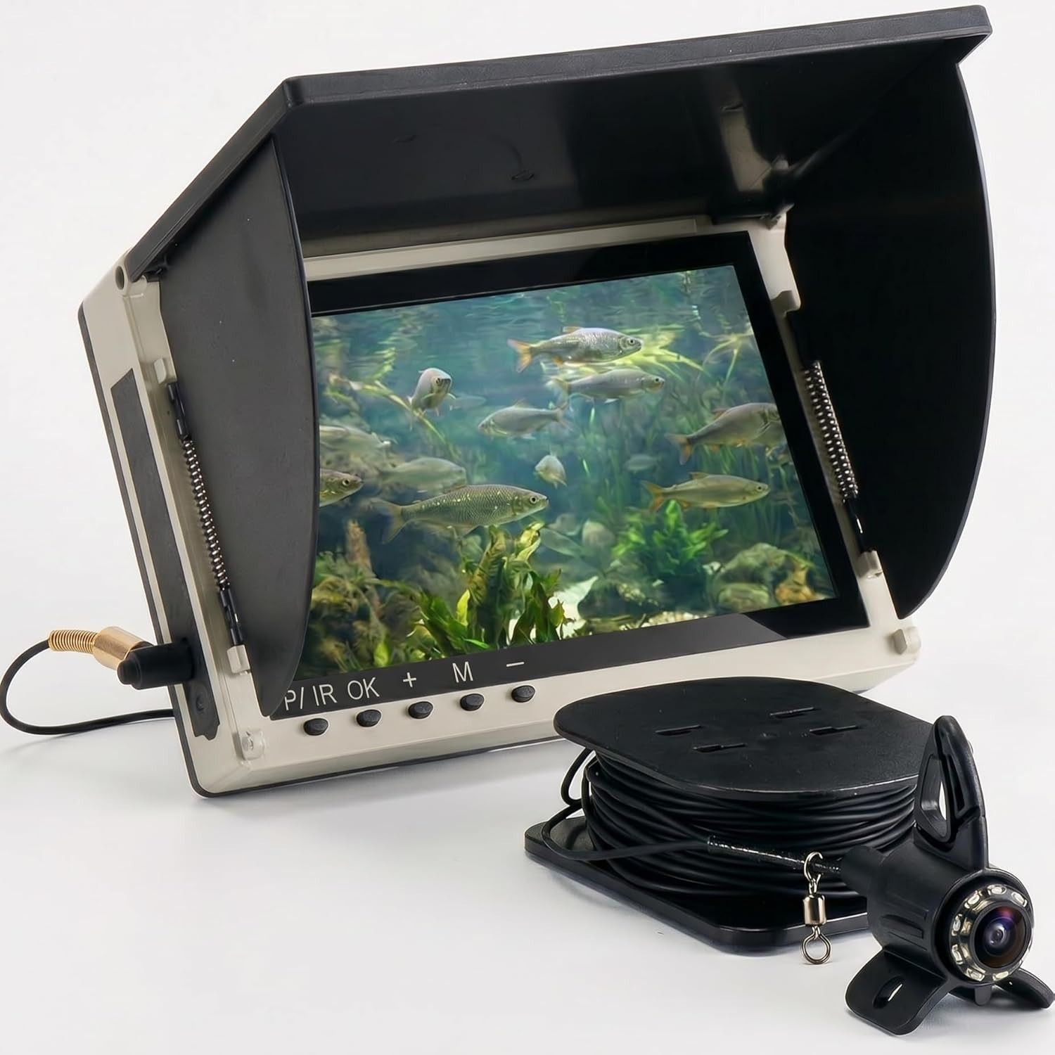Underwater Fish Finder Camera 220° Wide-Angle Lens Portable for Sea Lake Boat