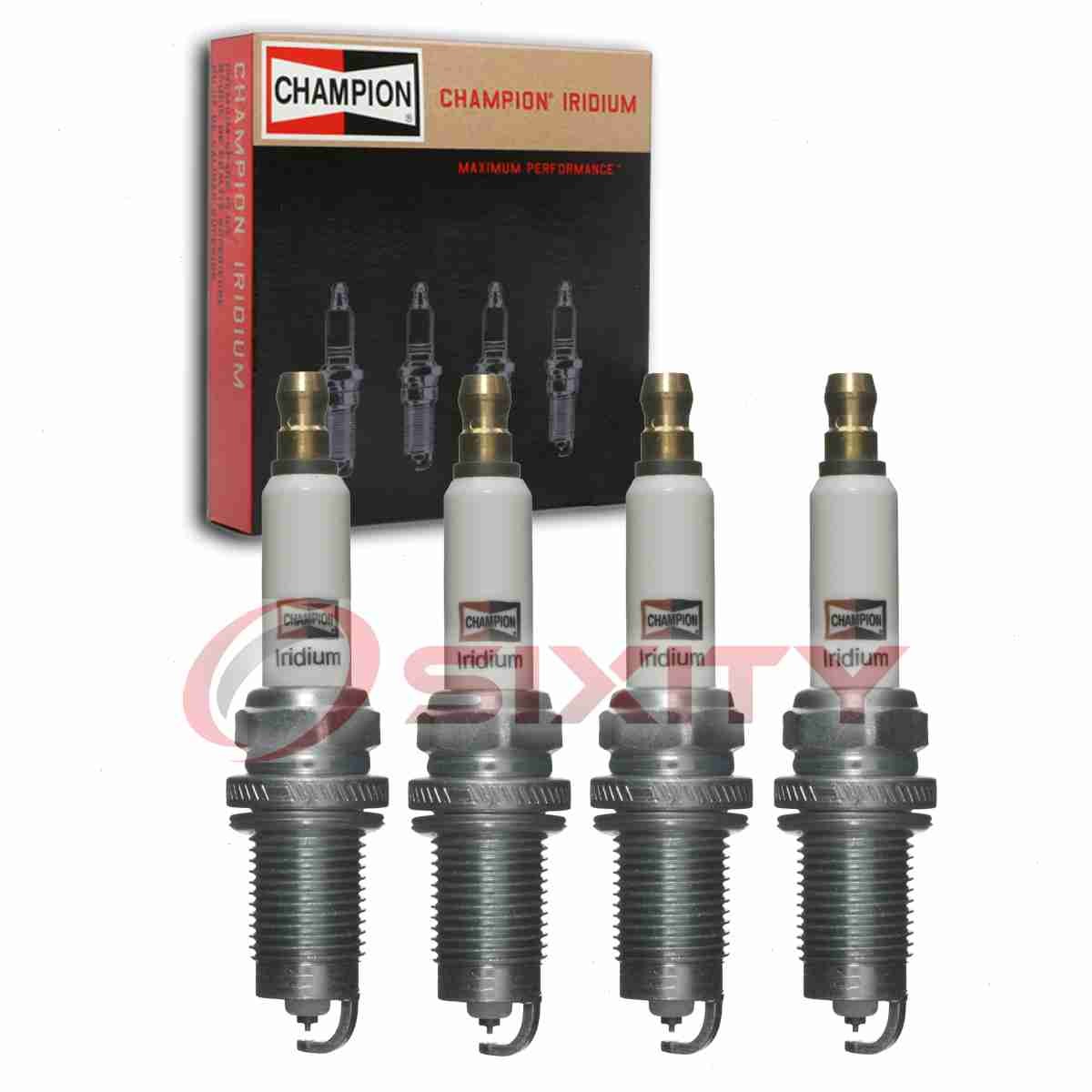 4 pc Champion Iridium Spark Plugs for 2003-2007 Honda Accord 2.4L L4 ih