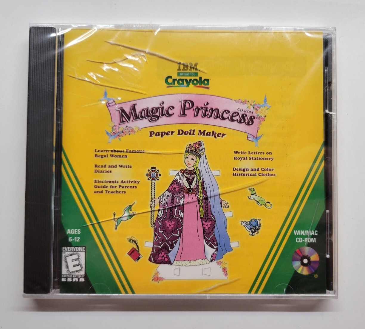 Crayola: Magic Princess - Paper Doll Maker (PC CD-ROM, 1998)