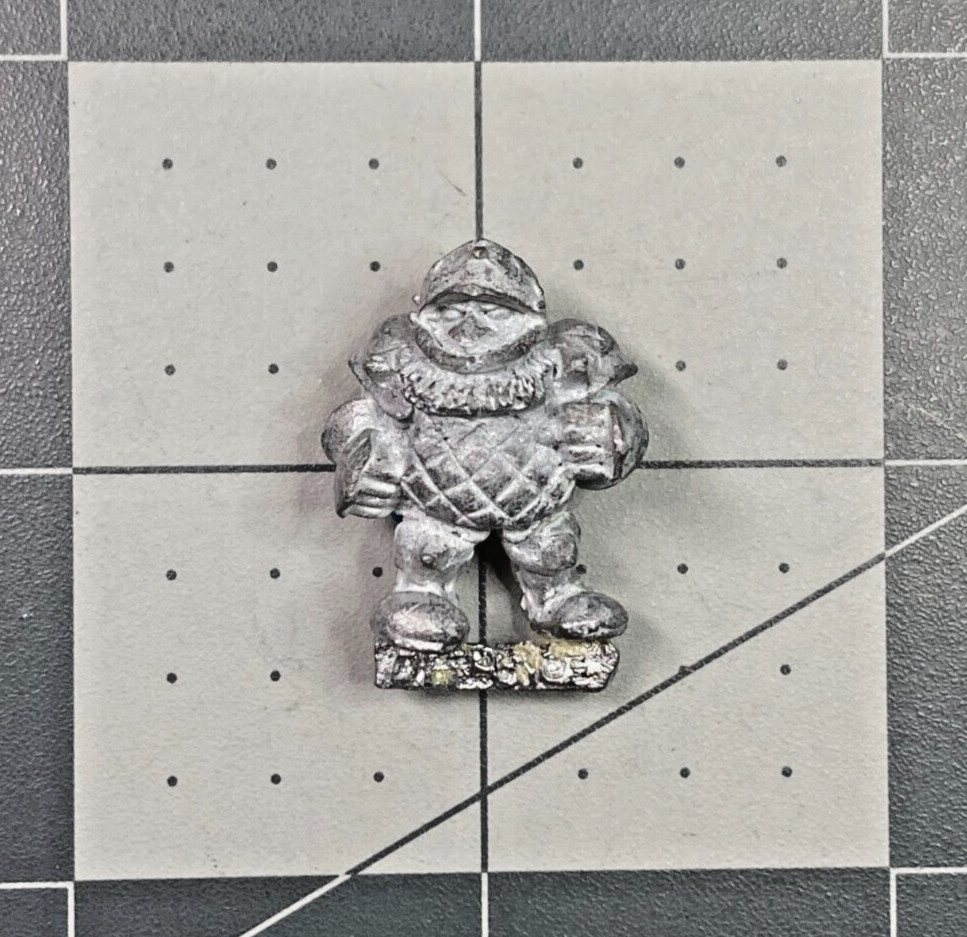 GW Blood Bowl 2nd Ed DWARF DEFENSE PLAYER #2 metal oldhammer '88 citadel BG25