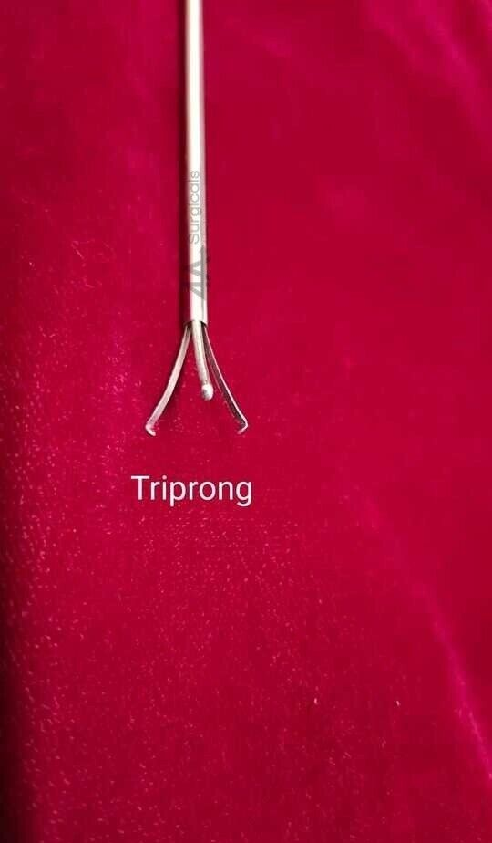 4A PCNL U HANDLE TRIPRONG GRASPER FORCEP 7fr/38cm + SINGLE CHANNEL BRIDGE