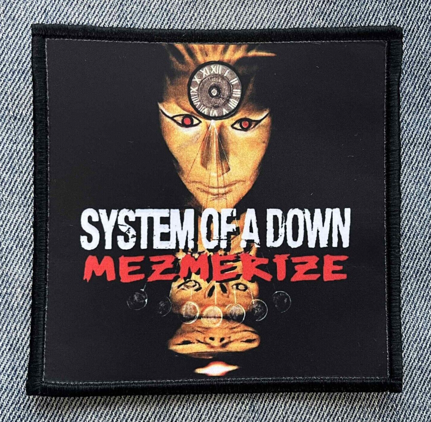 System Of A Down Mezmerize Sublimated Printed Patch | SoaD Heavy Metal Band Logo