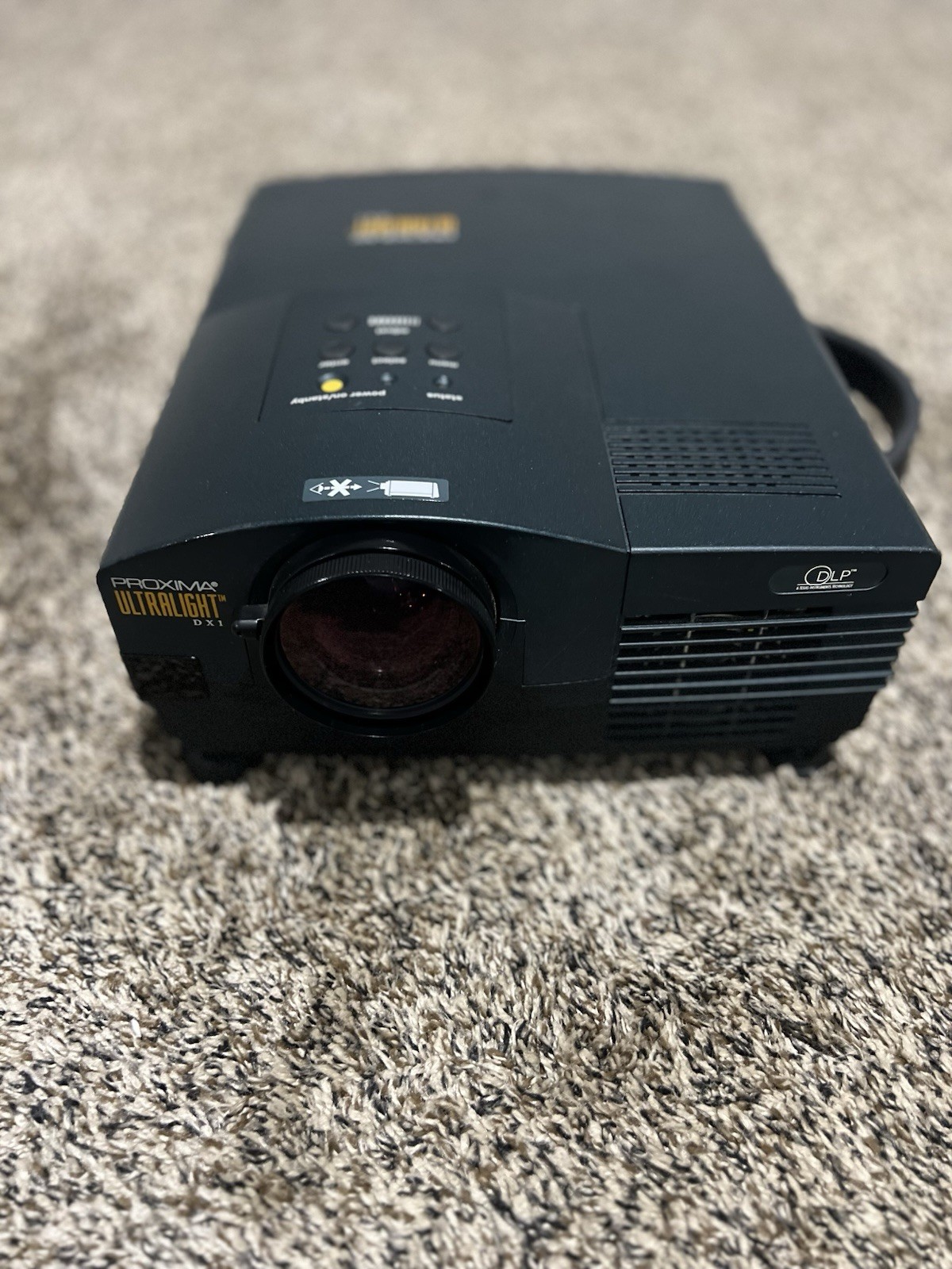 Vintage Proxima Ultralight DX1 Projector Tested! Comes With Cords Remote & Case
