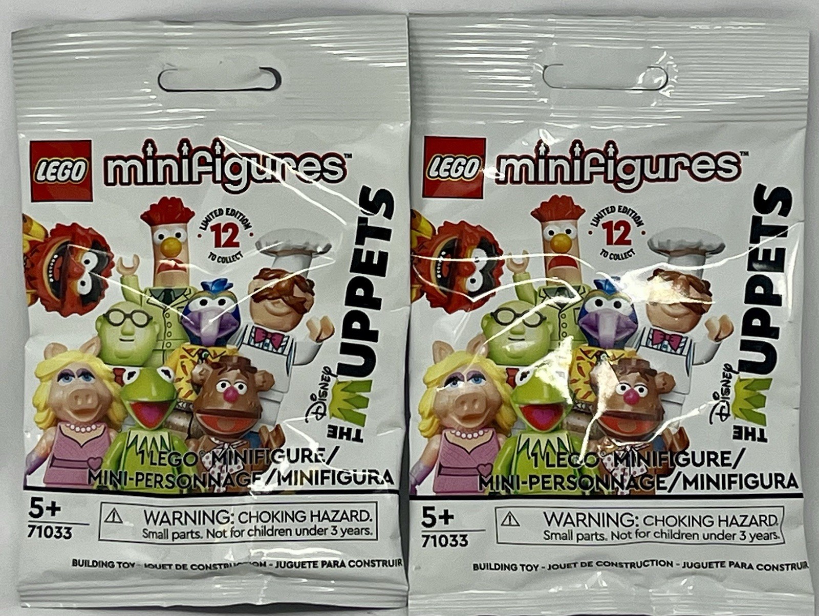 Lego 71033 Mini Figures The Muppets (2) Blind Bag Disney Limited Edition New
