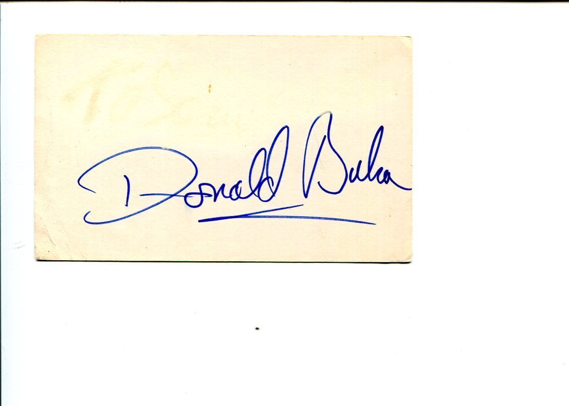 Donald Buka Watch on the Rhine The Street with No Name Signed Autograph