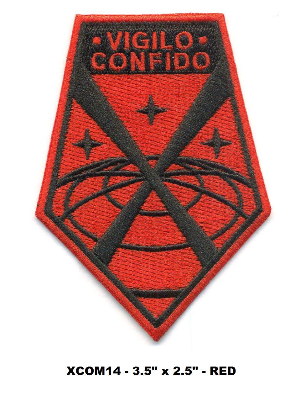 X-COM VIGILO CONFIDO - RED VEL-KRO PATCH - XCOM14V