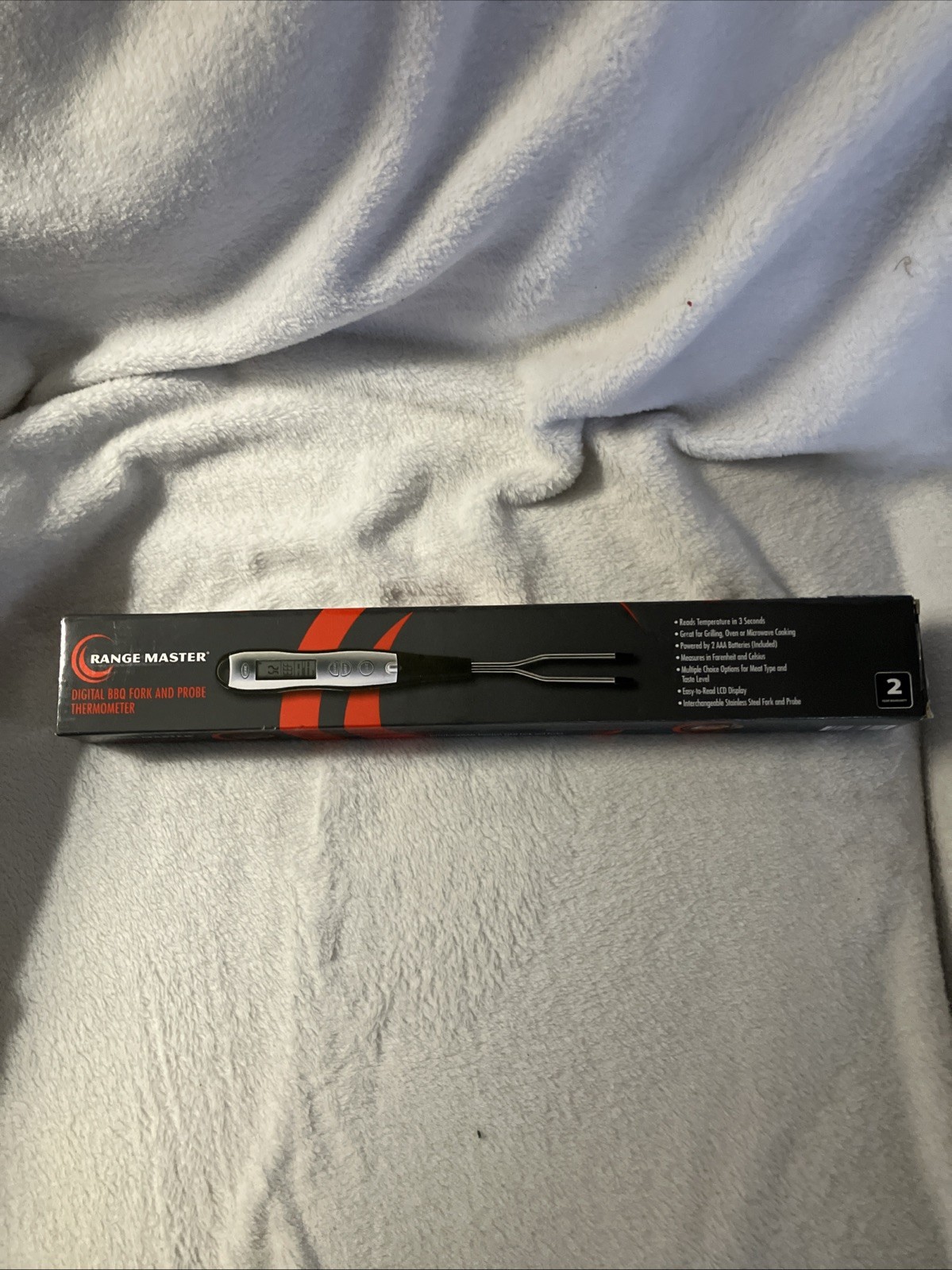 Range Master Digital BBQ Fork & Probe Thermometer Grilling Oven Use