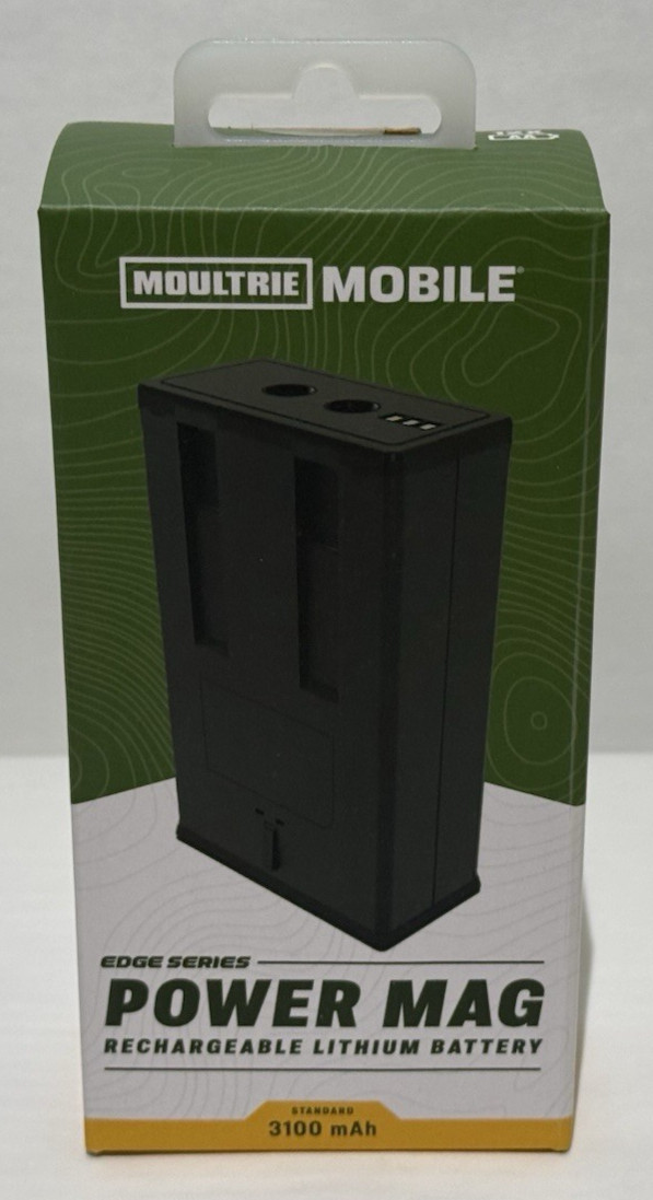 MOULTRIE POWER MAG III EDGE SERIES RECHARGEABLE BATTERY PACK 5000mah BRAND NEW