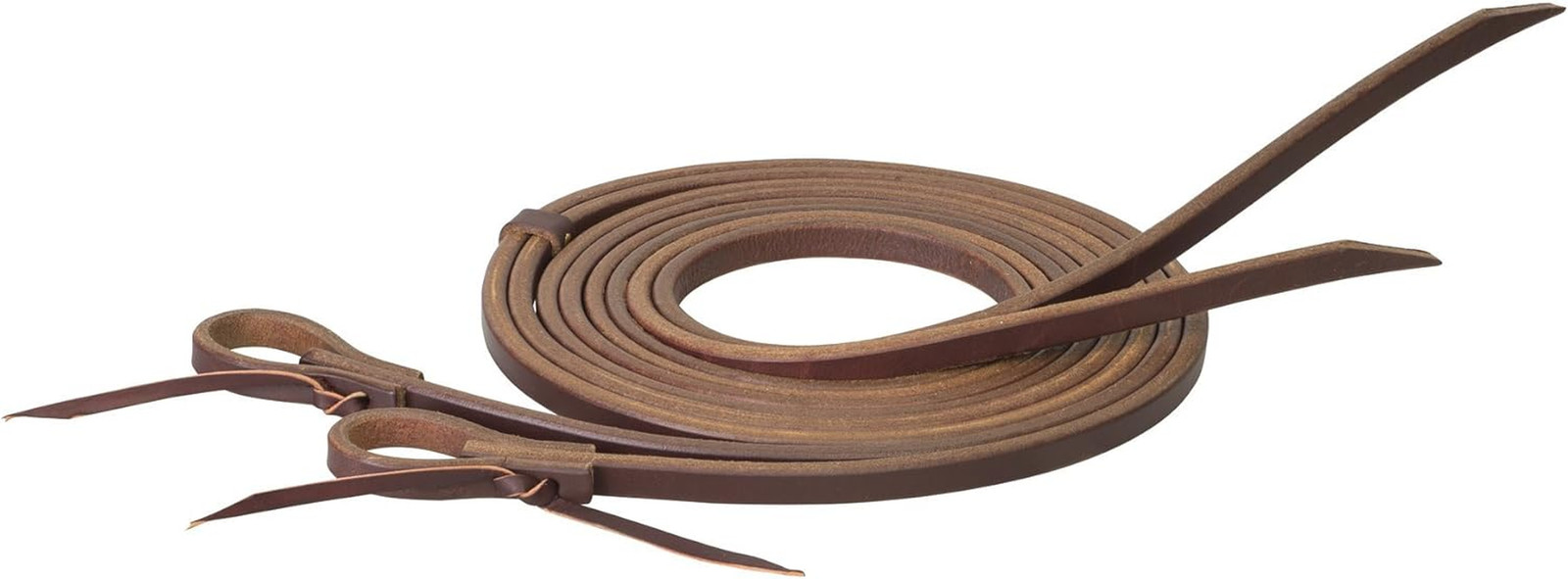 Working Tack Extra Heavy Harness Split Reins, 1/2" X 8', Golden Chestnut