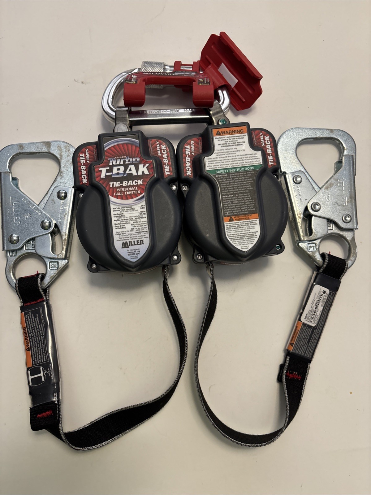 Miller Turbo T-BAK Twin-Leg SRL – Tie-Back Self-Retracting Lifeline System