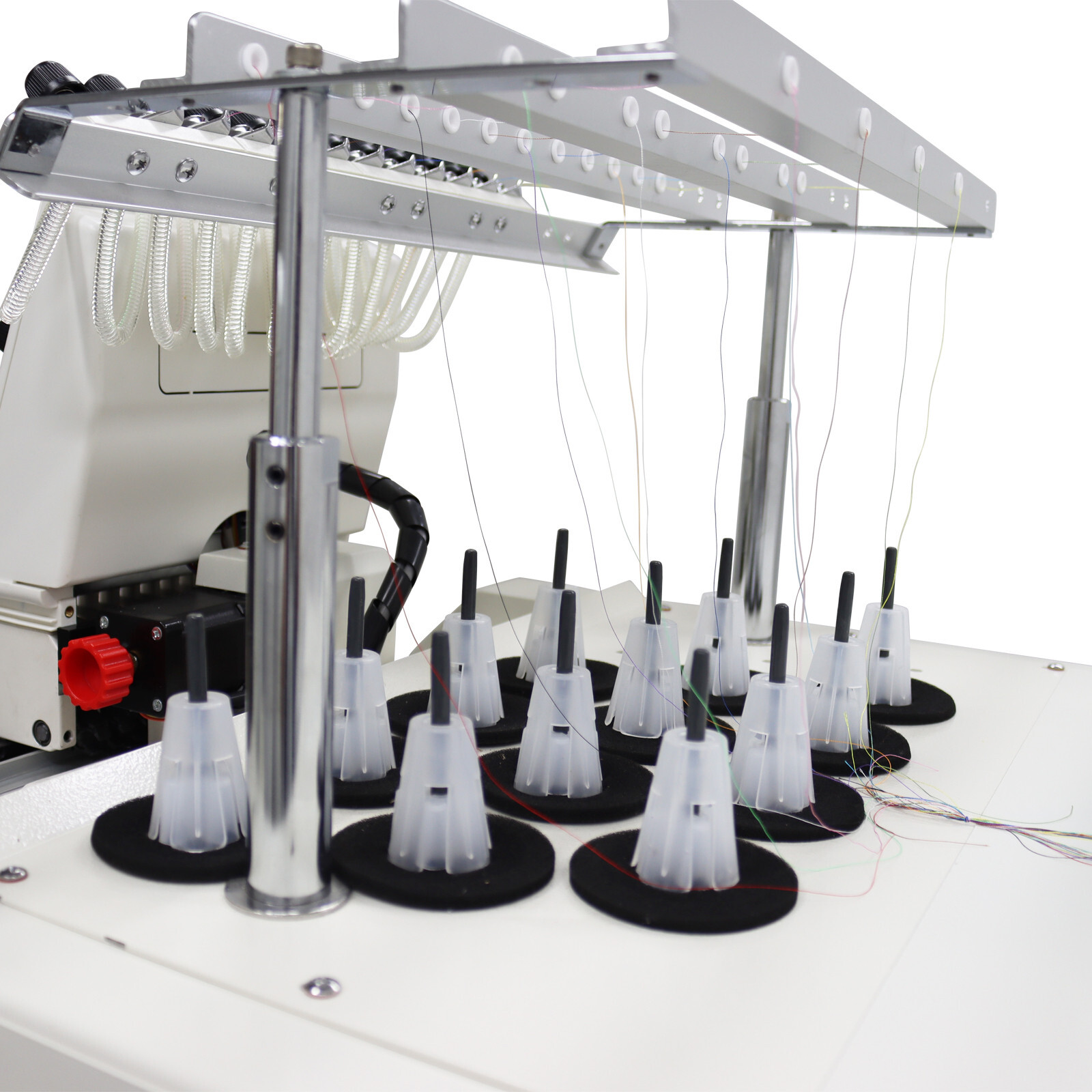 Single-head 12 Needles Automatic Computerized Embroidery Machine 110-220V 300W
