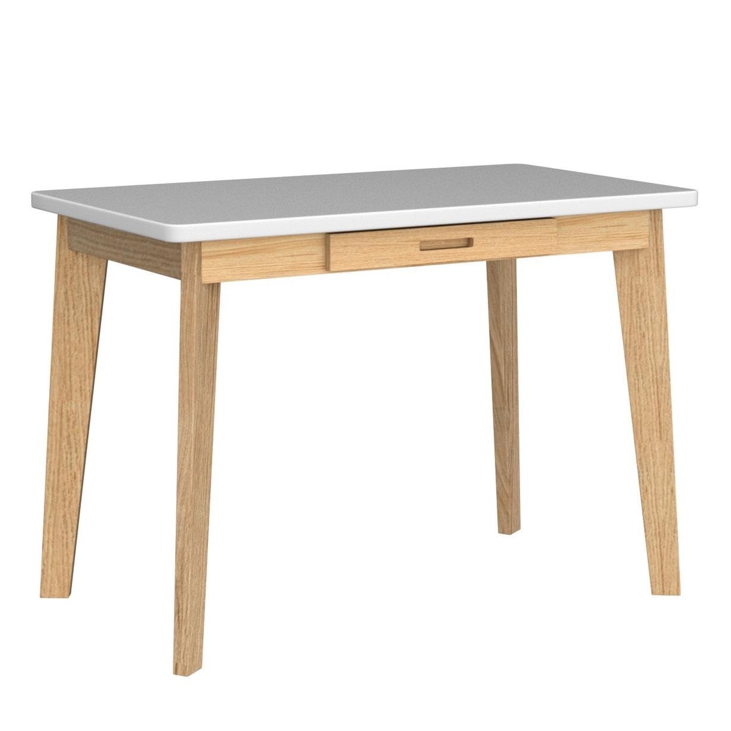 IOTXY Solid Wood Writing Desk - Home Office Laptop Computer Table, White | No...