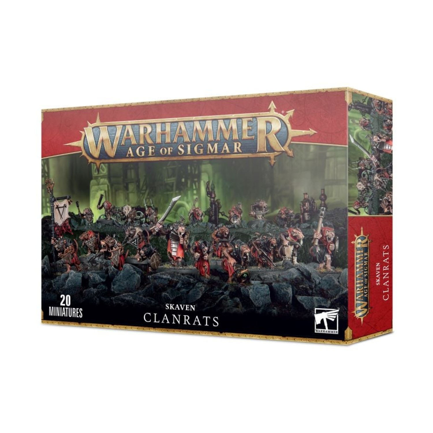 GW Age of Sigmar Skaven Clanrats SW (VG+/New)