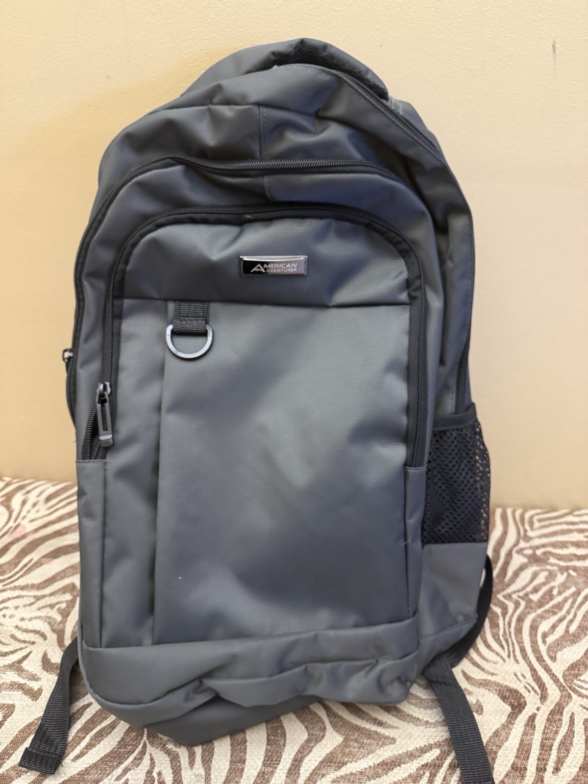 American Adventurer Brookside Laptop Backback 19”H X 12”W Black Used