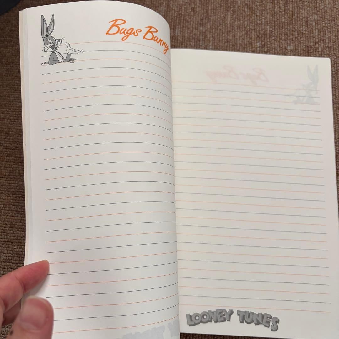 Bugs Bunny Notebook used