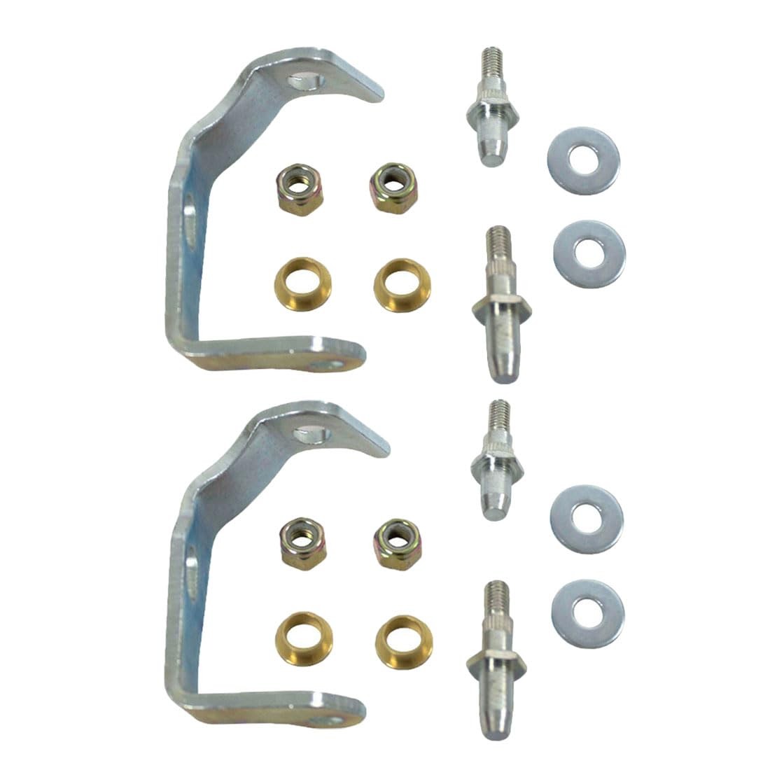 38456 Pair Door Hinge Pin and Bushing Kit Front Driver Side Compatible with 1...