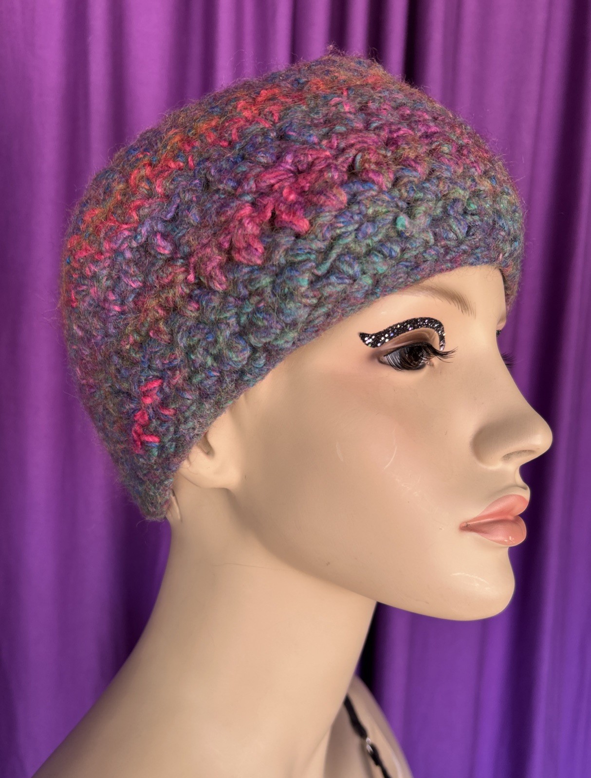Handknit Multi Wide Cold Weather Headband