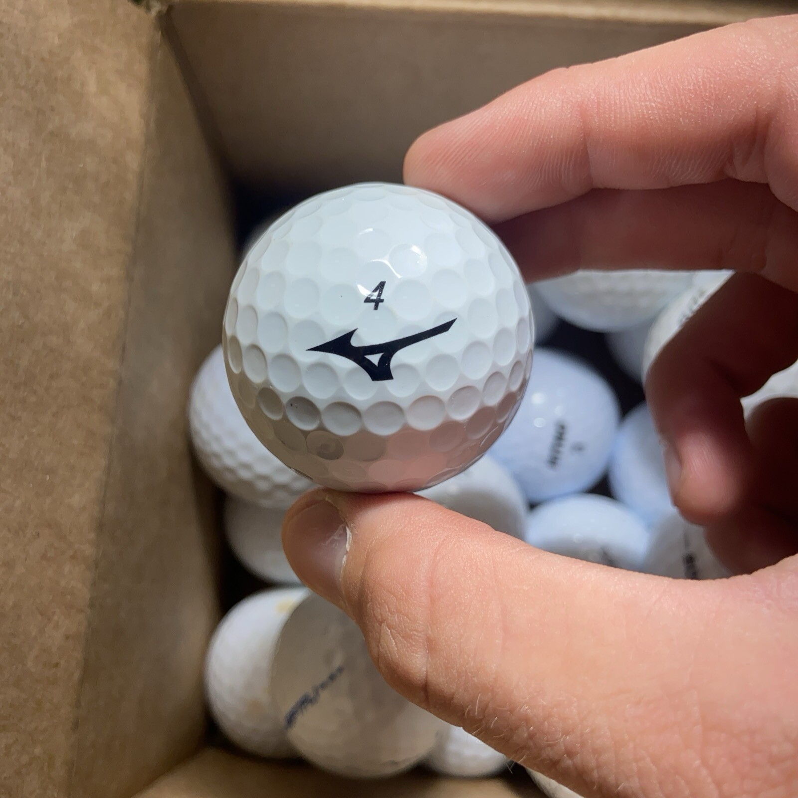 40x Assorted White Golf Balls Misc Brands 4A/3A Good/Fair Condition Grade A
