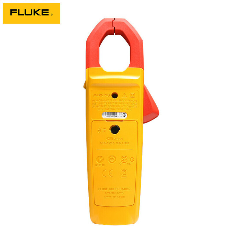 Fluke 325 40/400A 600V AC/DC TRMS Clamp Meter Frequency Temperature FLK325