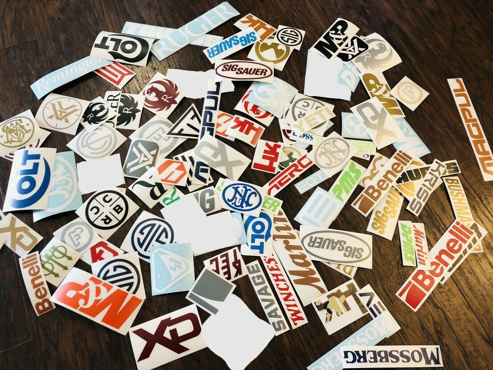 GUN SAFE Hunting Rifle Pistol Military Decal Sticker Pack - Lot of 30 9mm AR