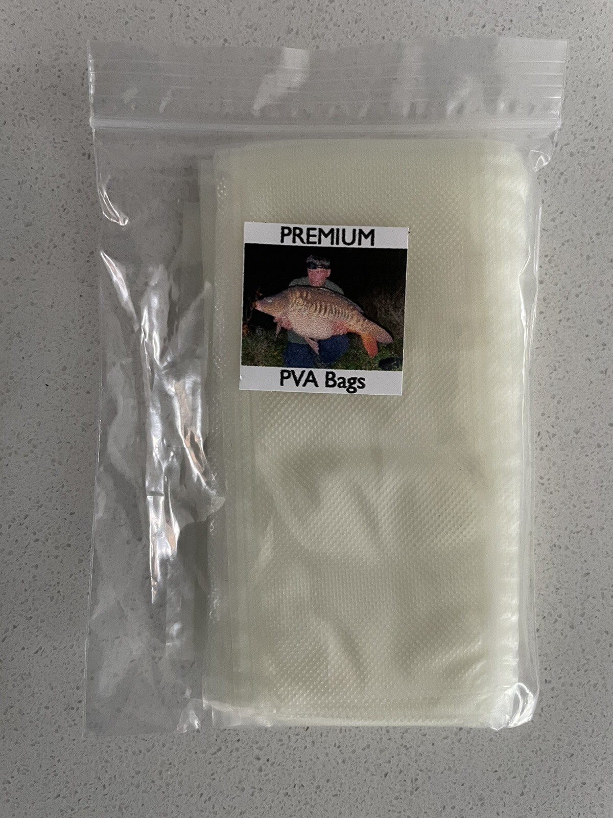 50 x 60mm x 120mm PVA  SOLID BAGS, CARP FISHING,BOILLIES, CRUMB, PELLETS