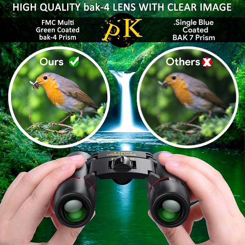 NEW BK-4 30X60 Binoculars Day/Night Vision Goggles Hunting Hiking Telescope USA