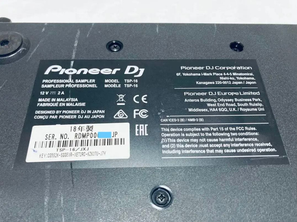 Pioneer TORAIZ SP-16 Pro DJ Sampler MIDI Sequencer Drum Machine SP16 Tested