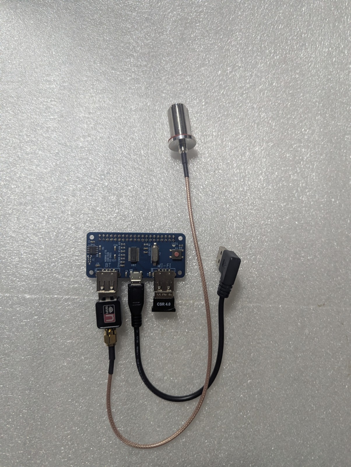 Nebra Secondary Board & USB Wifi & Antenna, ALL SHOWN WORKING and Original